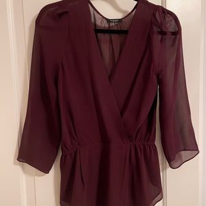 Aritzia Babaton 100% silk blouse
